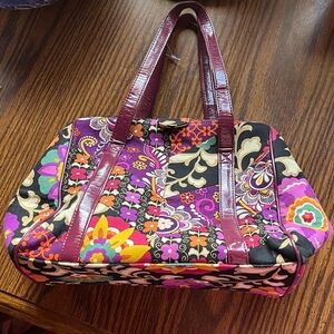 Vera Bradley Suzani purple wine hard frame purse